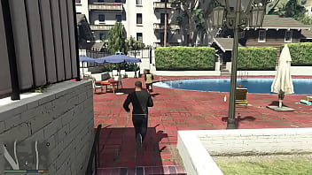 Preview 2 of Unlu Teen - GTA 5 - Beautiful Babe gets caught having Pleasurable Sex