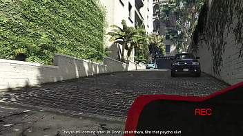 Preview 3 of Unlu Teen - GTA 5 - Beautiful Babe gets caught having Pleasurable Sex