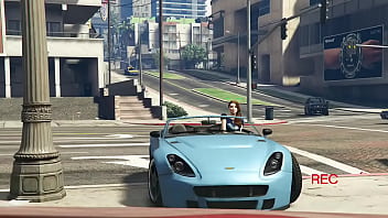 Preview 4 of Unlu Teen - GTA 5 - Beautiful Babe gets caught having Pleasurable Sex