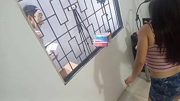 Preview 2 of Horse Animal And Girl Bf Video - The sex toy salesman came to my window and sold me on credit some exclusive dildos for my juicy and delicate vagina.