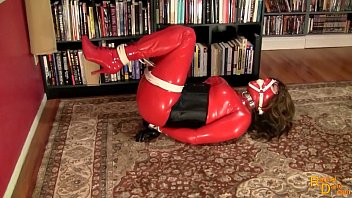 Preview 1 of Indo Sex Polwan Surabaya - Red Rubber Doll