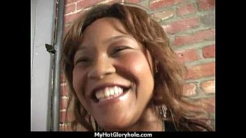 Preview 1 of My Mums Best Friend - Sexy ebony enjoying gloryhole 1