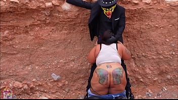Preview 3 of X Vidoes In - GIBBY the CLOWN fucks me senseless in the desert
