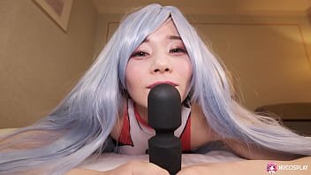 Preview 1 of Braj Ras - Asian little slut Ringo Fuji pushes fingers ans sex toy in wet pussy.