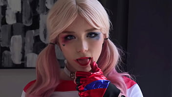 Preview 1 of Big Ass Cumshot - Deepthroat and Hard Fuck with Creampie with Harley Quinn - Best Cosplay!