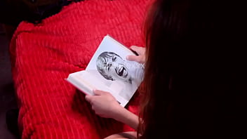 Preview 1 of 15year Big Bass - bebelexxx doggystyle and her favorite book