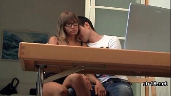 Preview 4 of Rep Type Sex Video - Tight small tit slut banged on the couch