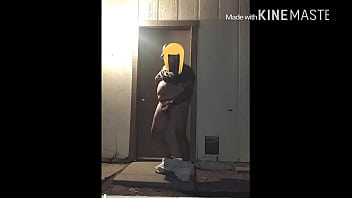 Preview 1 of Sauna Natashahotxo Mfc - Jacking off in neighbor&#039_s backyard - HD