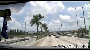 Preview 2 of Steptsister - Wild wang riding inside a car