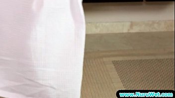 Preview 3 of Cock Rubs Ass - Nuru massage porn house 12
