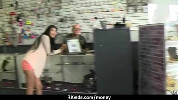 Preview 2 of Kylie Queen Sex - Slutty amateur babe is paid cash from some crazy public sex 13