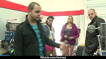 Preview 4 of Stacey Havon Fishnet - Slutty amateur babe is paid cash from some crazy public sex 14