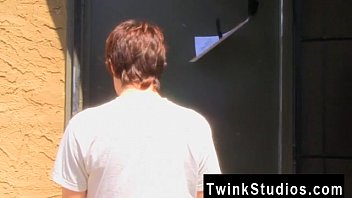 Preview 1 of With Sounds - Free gay cute boy porn Young Kyler Moss is walking through the