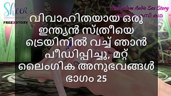 Preview 1 of Indian Roantic - Malayalam Sex Story - I Fucked a Married Indian Woman in Train and other Sex Experiences Part 25