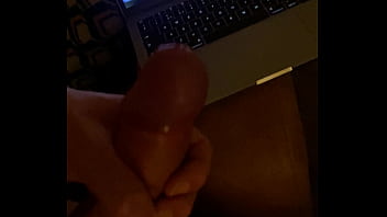 Preview 1 of Big Booty Spread Legs - Mr Big Dick UK wanking his rock hard cock watching big tit big dick porn