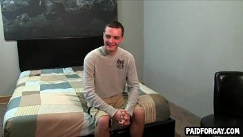 Preview 1 of Rough Ebony Forced Gyno - Straight stud paid to get naked and tug his cock