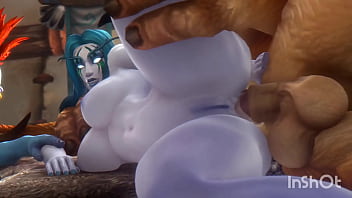 Preview 3 of Hairy Cum Swapping Twink Fuck - Noname55 Night Elf compilation