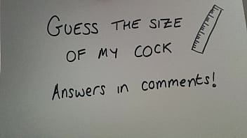 Preview 1 of Example Sex Japanese - Mr Big Dick UK wants you to guess the size of his cock....