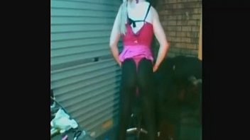 Preview 1 of Autan Sidi - Ginger in Pink Thong.MP4
