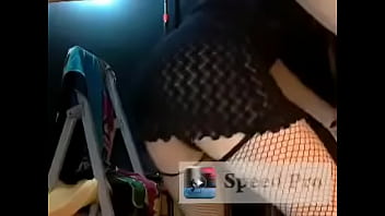 Preview 4 of Corian Sex Video In - CD playing in new dress
