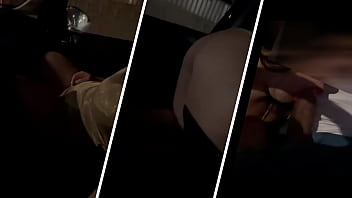 Preview 2 of Girls In Eggs - Esposa de Luxo pega Uber,  rebola sua Raba e geme no boquete.
