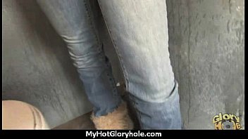 Preview 2 of Italian Son Forcing Mom - Hot couple having oral sex in gloryhole interracial 20