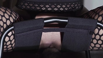 Preview 2 of Diaper Hump Girl - I use the chair to enjoy on his face. Want his tongue in my pussy