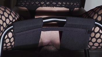Preview 4 of Diaper Hump Girl - I use the chair to enjoy on his face. Want his tongue in my pussy