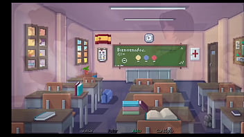 Preview 2 of Lesbeens Fuck - Lustworth &quot_bully&quot_ parte 2. Presente da prof sexy