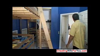 Preview 1 of Huge Tits Dp 1 - Mature horny couple and teen