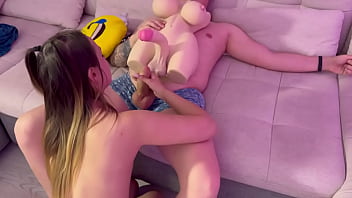 Preview 3 of Russian Ilya - she suck my dick when father go in shop