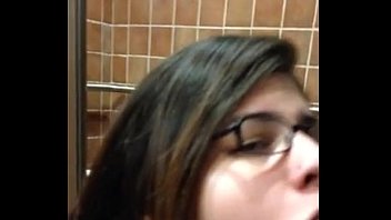 Preview 3 of Breezer With Black Man - Nerd sucks in mall