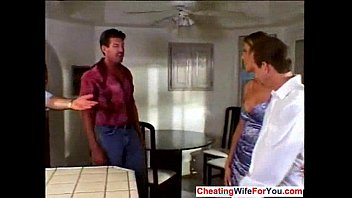 Preview 1 of Arb Babys - MILF gets jizzed on in front of husband