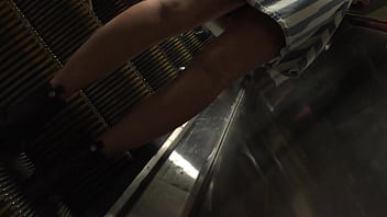 Preview 3 of A Sim - NYC Subway upskirt voyer Part 2