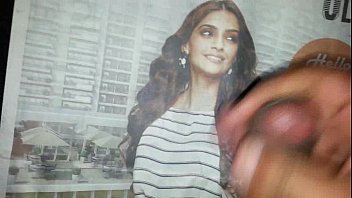 Preview 3 of College Hostel Lesbian - My cock on sonam kapoor