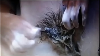 Preview 1 of Zadi Ko Chodo - hairy-babe showers hairy pussy, pits, ass, tits - EroProfile