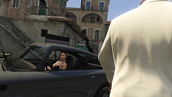 Preview 1 of Nicole Aniston Xxx In Jim Sir - GTA 5 - Deep Inside Spy Actress gets Fucked by Franklin