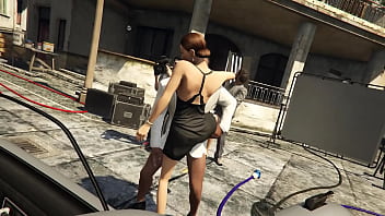 Preview 4 of Nicole Aniston Xxx In Jim Sir - GTA 5 - Deep Inside Spy Actress gets Fucked by Franklin