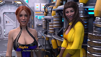Preview 2 of Atk Hairy Anal - Stranded In Space #99 - Petite Brunette &amp_ Big Tits Red Head Wants A Anal Threesome