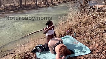 Preview 4 of Sceretly Fuck - Luxuriousbbws -Teaser Big beautfiul redhed bbw pawg fucking bbc by the river