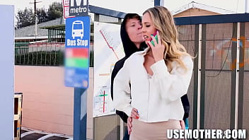 Preview 1 of Priyanka Chopra Xnxx Videos - Millie Morgan&rsquo_s Pussy Rubbed at Bus Stop Turns Into Freeuse Office Fuck!