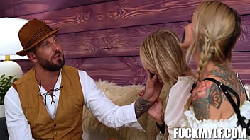 Preview 4 of Alina Roe - Swiss Alps Sam Turns Into Quinton&rsquo_s Nasty Fuck Fest with Hyley and Sarah!