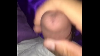 Preview 1 of First Time With Wife - me just jerking off my 3 1/2 inch penis