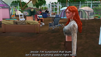 Preview 1 of Pornvidoshd - Innocent redhead fucks with BBC bum on the street - sims 4 - 3D animation