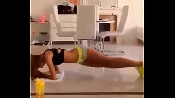 Preview 4 of Deutsche Im Pornokino - sexy teen exercising
