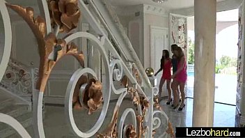 Preview 1 of Nylon Ass Ginger - Hot Lez Scene Action With Sexy Gorgeous Girl vid-11