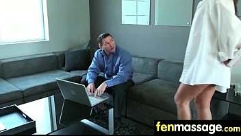 Preview 1 of Dad Fuc Sleeping Daughter - Massage Couple Both Get Happy Endings 2