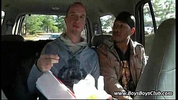 Preview 1 of Desk Gaza - Sexy Blacks Bareback Fuck On White Boys 09