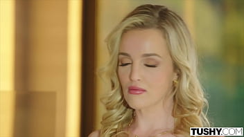 Preview 1 of Not B - TUSHY Blonde MILF Charlie Fulfills Her Insatiable DP Desire