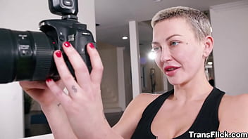 Preview 2 of Sex Front Of His Husband - Hot Models Michael DelRay and Jade Venus decides to get more intimate with each other and have sex after their photshoots